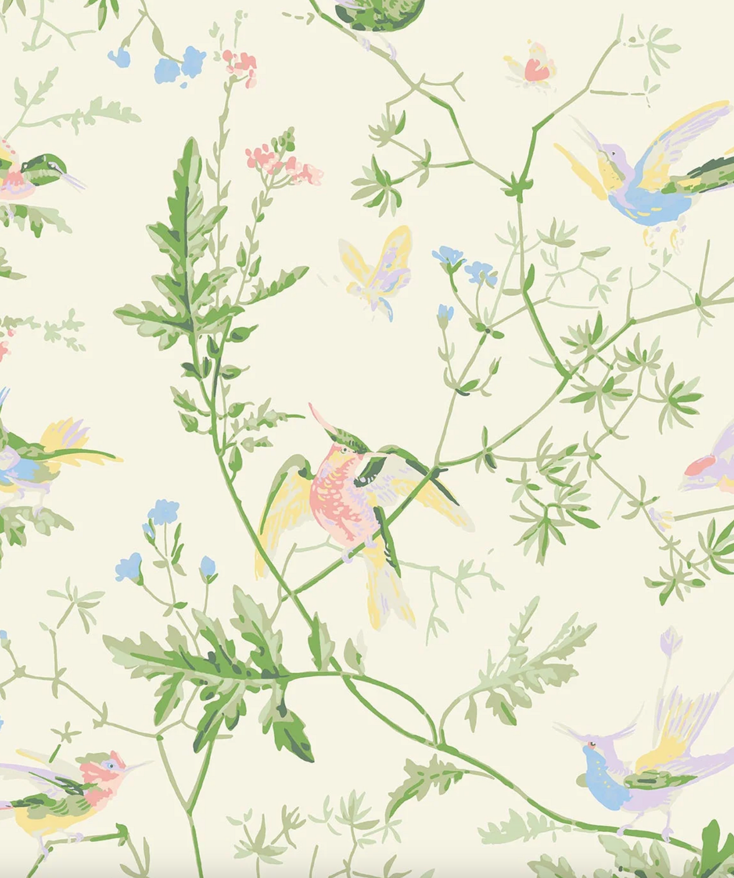 Cole & Son | Hummingbirds 100% Silk