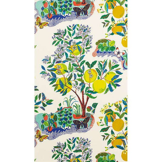 Schumacher | Citrus Garden Wallpaper