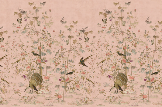 Rebel Walls | Chinoiserie Garden, Pink