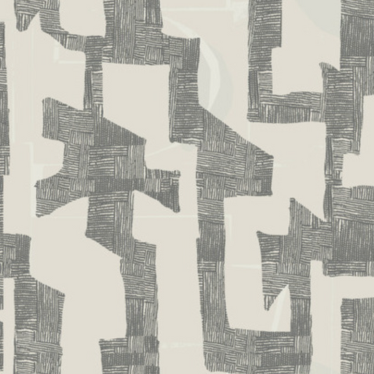 York | Wallpaper | Modern Tribal - Charcoal